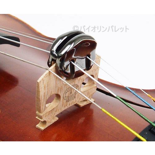 ヴァイオリン・ヴィオラ用　Wmute　練習用ミュート　消音器 バイオリン・ビオラ用消音器（練習用ミュート）W mutes Practice