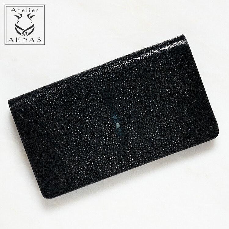 国内外の人気が集結 財布 エイ革 スティングレー ガルーシャ 高級志向 開運 上質なエイ革の金運up財布 長財布 タイ製 フランスブランド Wp014 アクナス Aknas メンズ 本革 ノワール ブラック 財布 Www Affaires Sociales Gouv Cg