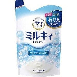 牛乳石鹸 ミルキィボディソープ やさしいせっけんの香り 詰替用 400ｍＬ (ボディソープ)