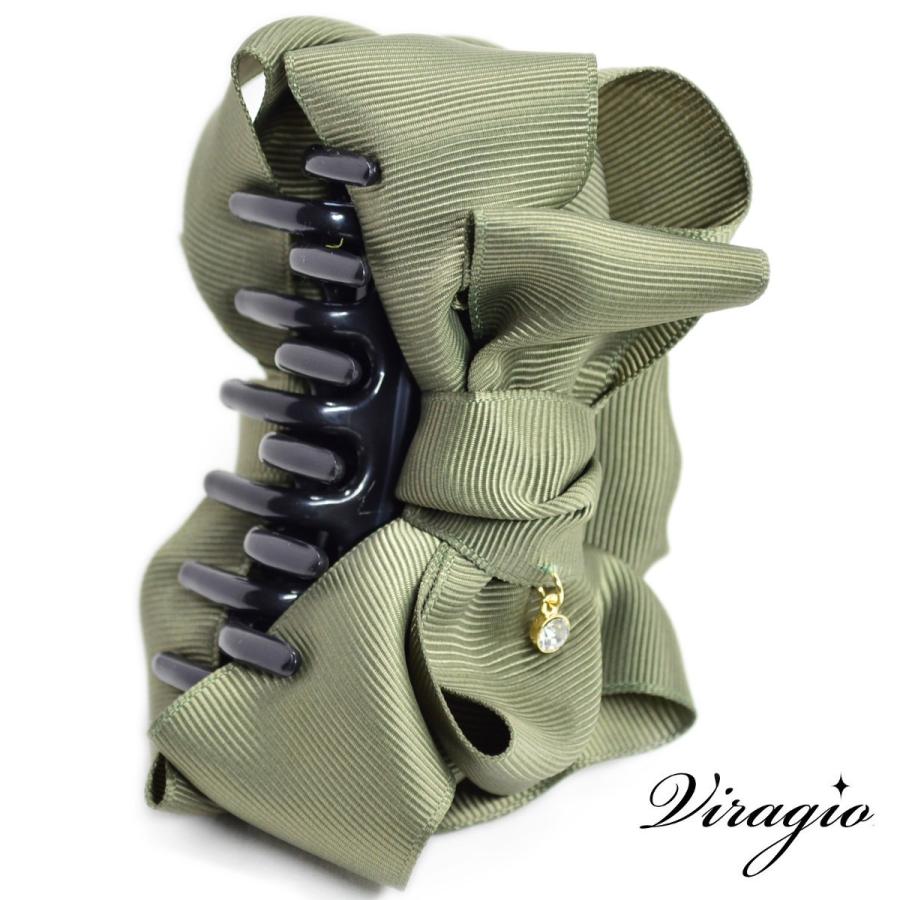 ヘアクリップ リボン 大 大きめ バンスクリップ ヘアアクセサリー 髪