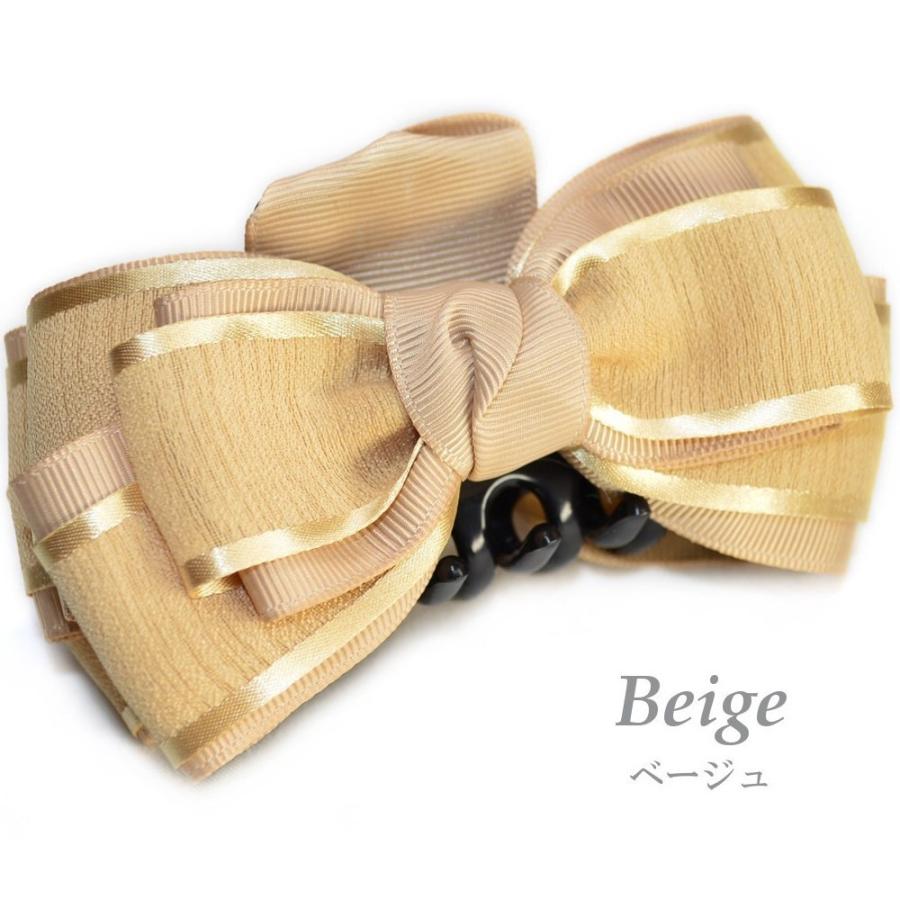 ヘアクリップ リボン 大 大きめ バンスクリップ シンプル ヘアアクセサリー 結婚式 髪留め クリップ パーティー ギフト 人気 ブランド Vi 0410 Viragio 通販 Yahoo ショッピング
