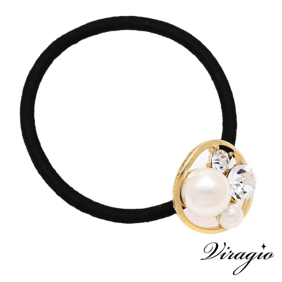 ヘアゴム 人気 ブランド パール ゴム シンプル ヘアアクセサリー Czダイヤ 結婚式 ギフト プレゼント Vi 09 Vi 09 Viragio 通販 Yahoo ショッピング
