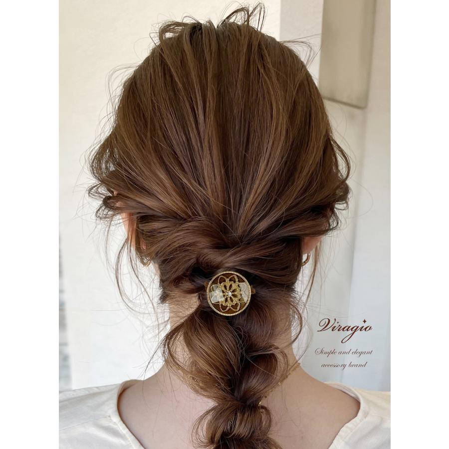 ヘアゴム 大人 かわいい ヘアアクセサリー 髪留め ゴム シンプル
