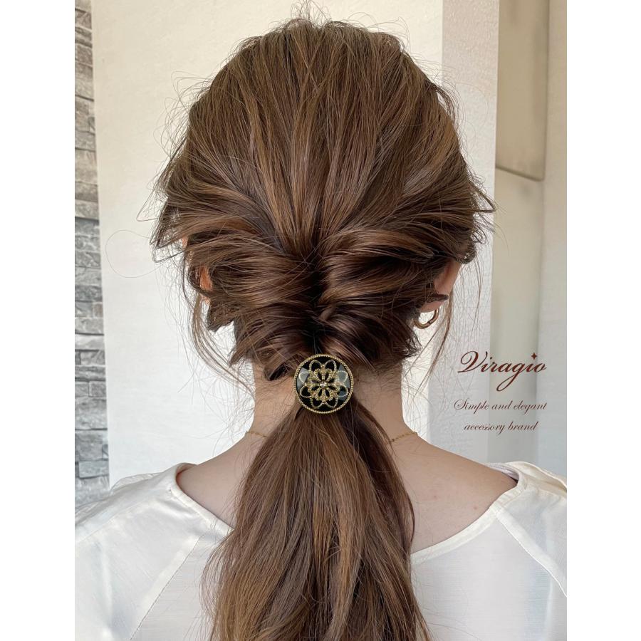 ヘアゴム 大人 かわいい ヘアアクセサリー 髪留め ゴム シンプル  