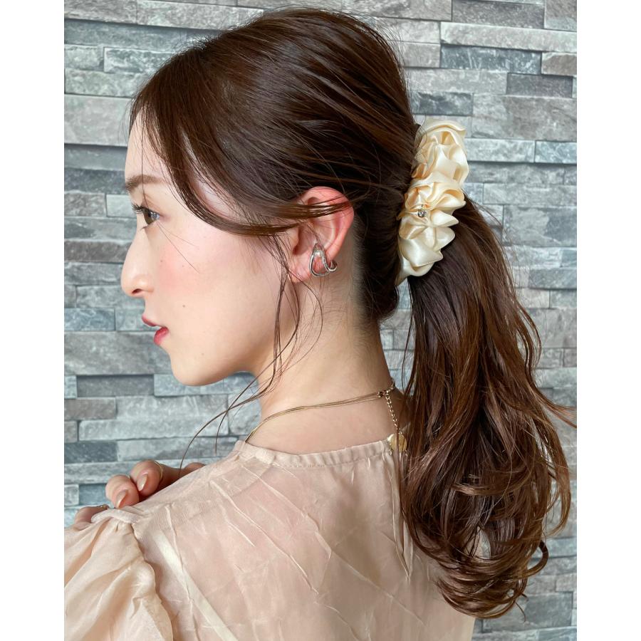 バナナクリップ 花 フラワー ヘアクリップ シンプル ヘア バナナクリップ 花 フラワー ヘアクリップ シンプル ヘア