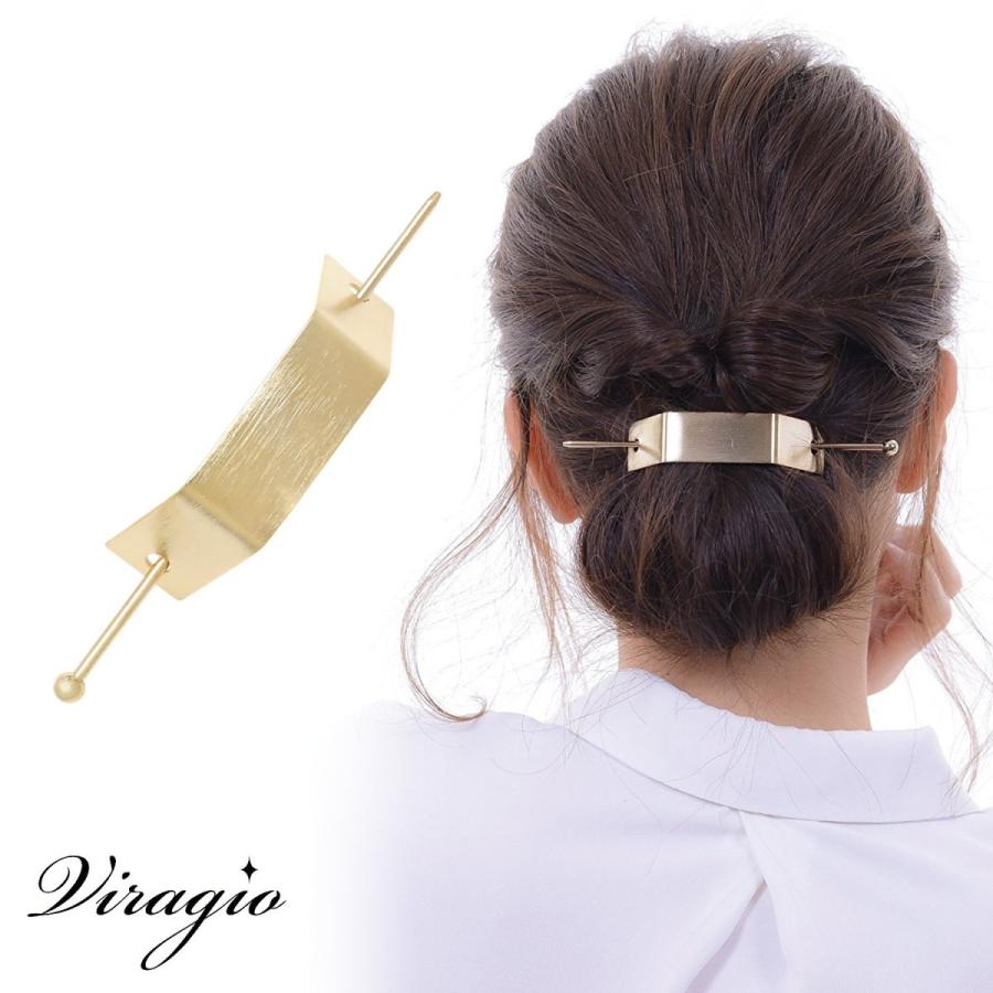 マジェステ 金属 ゴールド メタル スティック バレッタ 髪留め 髪飾り ヘアアクセサリー 人気 ブランド 結婚式 ギフト Vi 1107 Vi 1107 Viragio 通販 Yahoo ショッピング