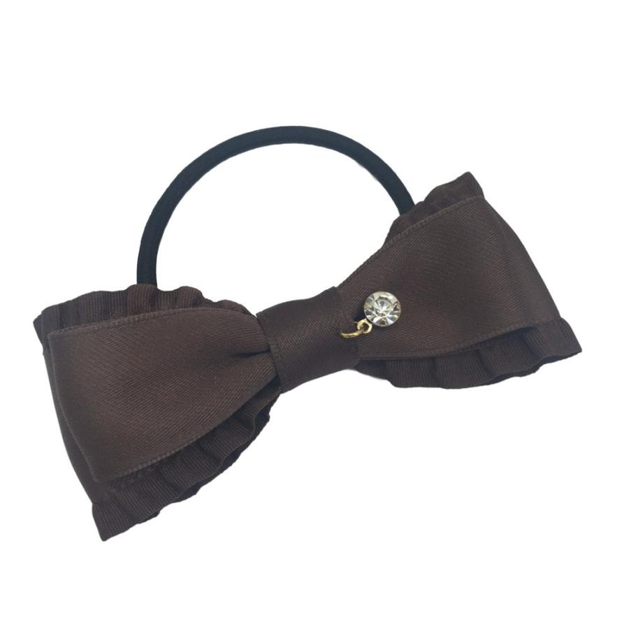 ヘアゴム 黒 大人 かわいい おしゃれ リボン ヘアアクセサリー 髪留め ゴム 茶 シンプル ブランド Vi 11 Vi 11 Viragio 通販 Yahoo ショッピング