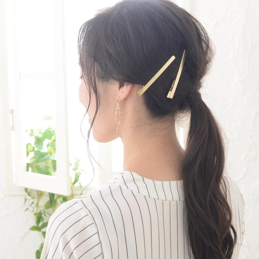 ヘアクリップ ヘアピン 2個 セット ミニ ゴールド ヘアアクセサリー 髪留め くちばし ダッカール クリップ vi-1187｜viragio｜11