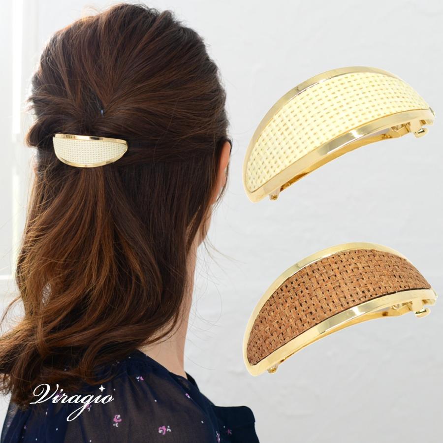 バレッタ ゴールド 金具 ヘアアクセサリー 髪留め 髪飾り ヘア シンプル ブランド カジュアル Vi 12 Vi 12 Viragio 通販 Yahoo ショッピング