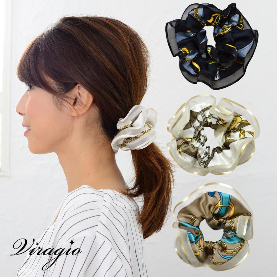 シュシュ ヘアゴム 大人 ヘアアクセサリー 髪留め 髪飾り まとめ髪 シンプル デイリー オフィス ブランド Vi 1274 Vi 1274 Viragio 通販 Yahoo ショッピング
