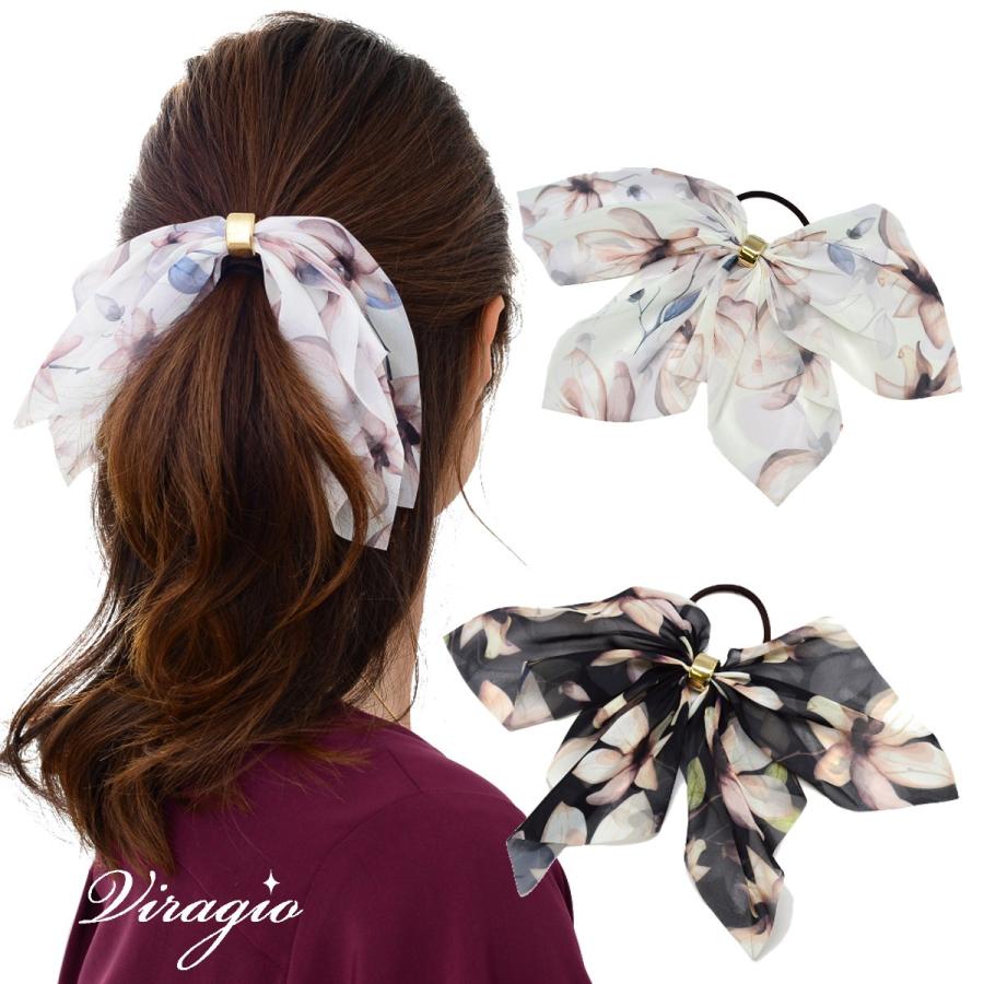 ヘアゴム リボン 大人 スカーフ シフォン ゴールド ヘアアクセサリー 髪留め 髪飾り ゴム シンプル ブランド Vi 1284 Vi 1284 Viragio 通販 Yahoo ショッピング