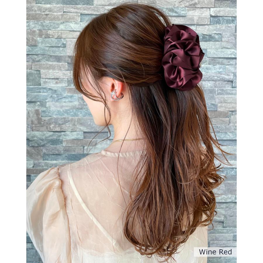 バンスクリップ 花 フラワー ヘアクリップ シンプル ヘア バンスクリップ 花 フラワー ヘアクリップ シンプル ヘア
