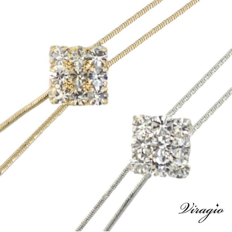 レディース ネックレス ロング 金属アレルギー対応 ゴールド シンプル Czダイヤ カジュアル ブランド Vi 1430 Vi 1430 Viragio 通販 Yahoo ショッピング