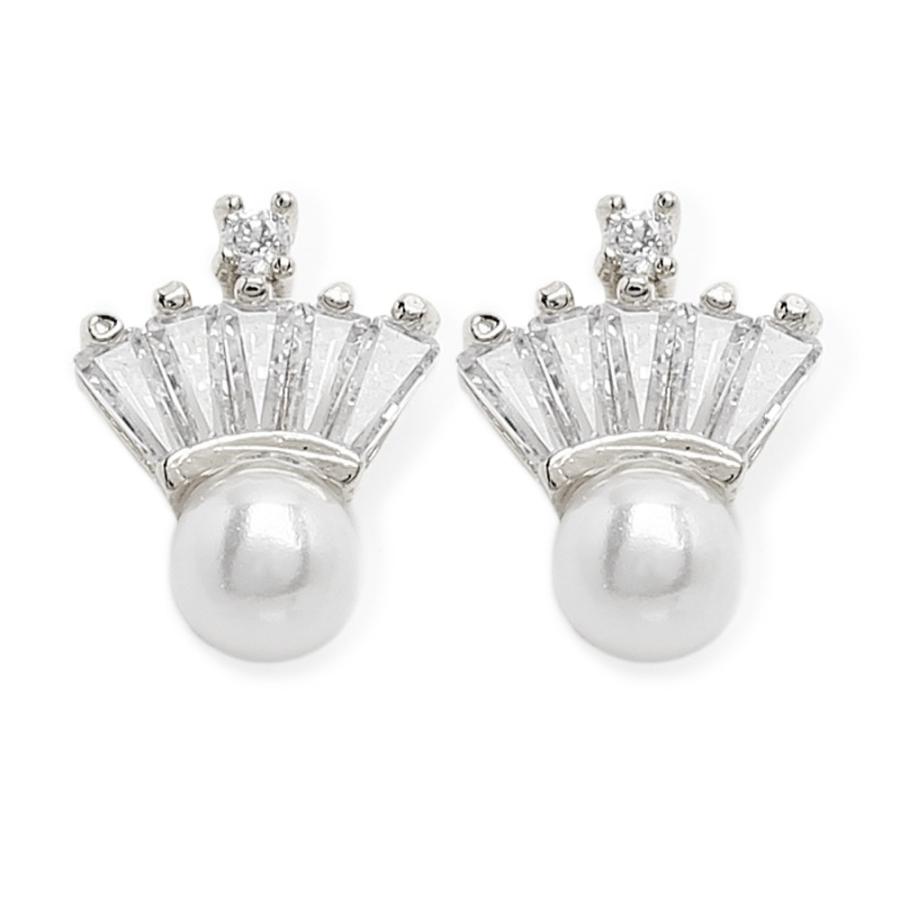 パール ピアス イヤリング 金属アレルギー ノンホールピアス キャッチ