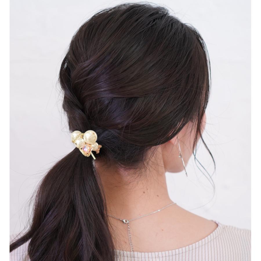 はな 様　オーダー品 「髪飾り_ヘアゴム・Lサイズ」 vi-0960model1.jpg