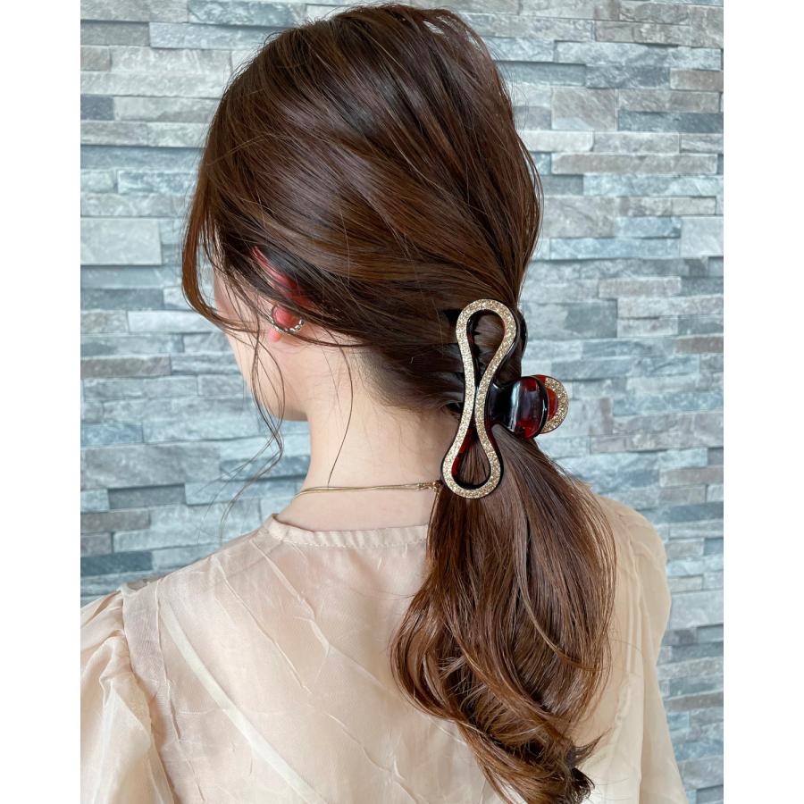 ヘアクリップ 大きめ バンスクリップ ヘアアクセサリー ヘアアクセ 髪
