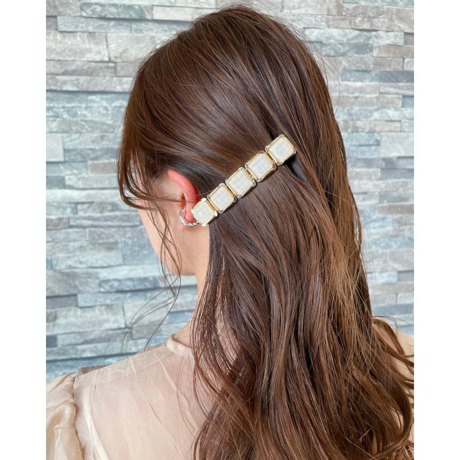 バレッタ ヘアアクセサリー ヘアアクセ ヘアクリップ 大きめ