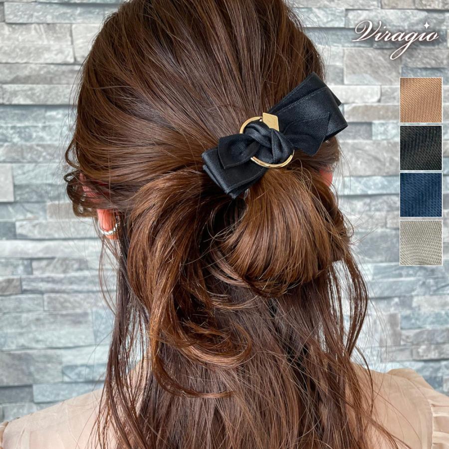 Acca バレッタ ヘアクリップ リボン ブリジットリボンバレッタ | ACCA