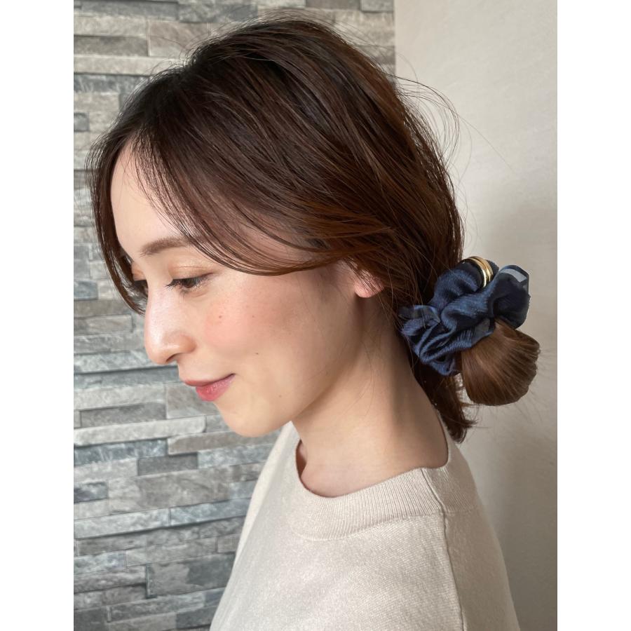 シュシュ 大人 ヘアアクセサリー ヘアゴム おしゃれ シンプル
