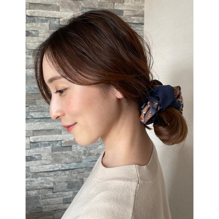 シュシュ 大人 ヘアアクセサリー ヘアゴム おしゃれ シンプル