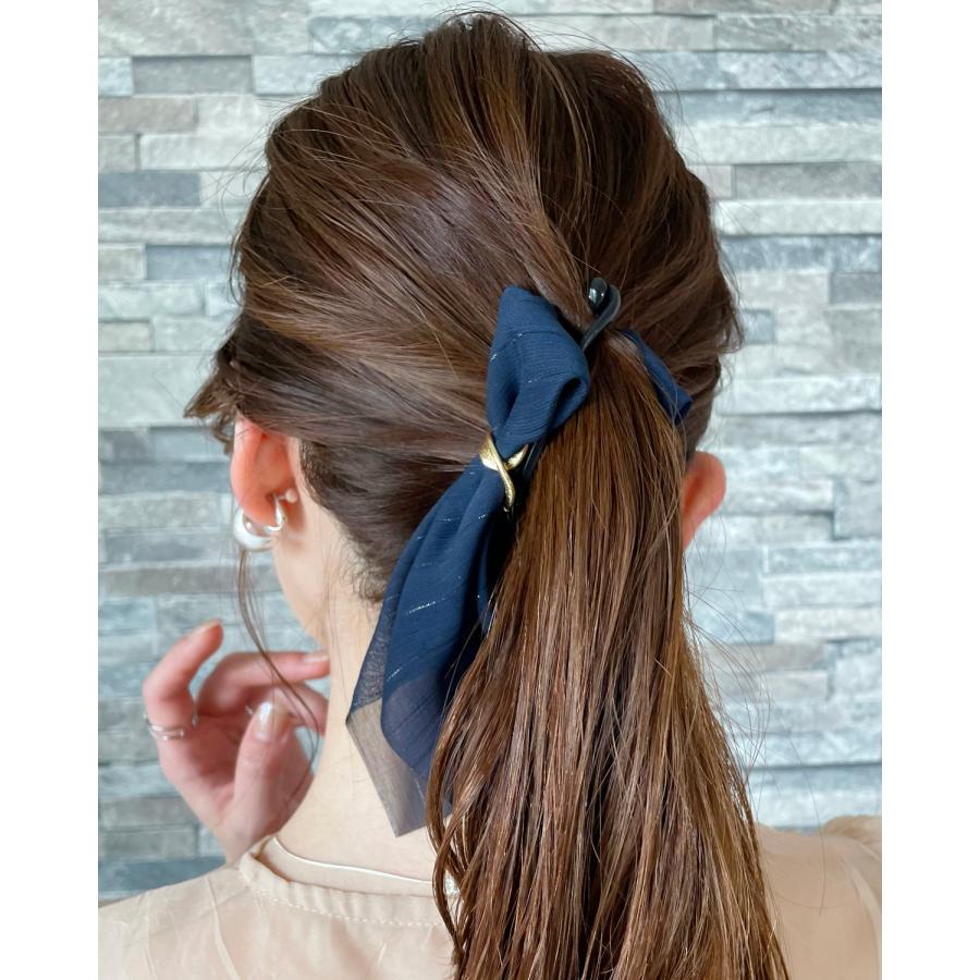 バナナクリップ ヘアクリップ ヘアアクセサリー ヘアアクセ リボン