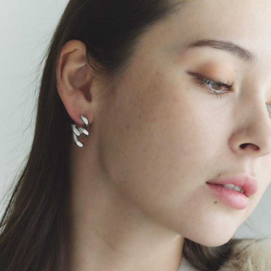 ピアス 18k 18金 プラチナ コーティング 金属アレルギー 対応 つけっ 