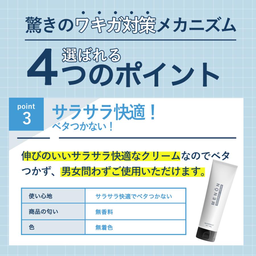 ワキガ対策 デオドラント 100g ワキガ 治療 クリーム 市販 制汗剤 脇汗 止める方法 手汗 体臭 加齢臭  脇汗がひどい メノン MENON 旅行用｜virginbeautyshop｜14