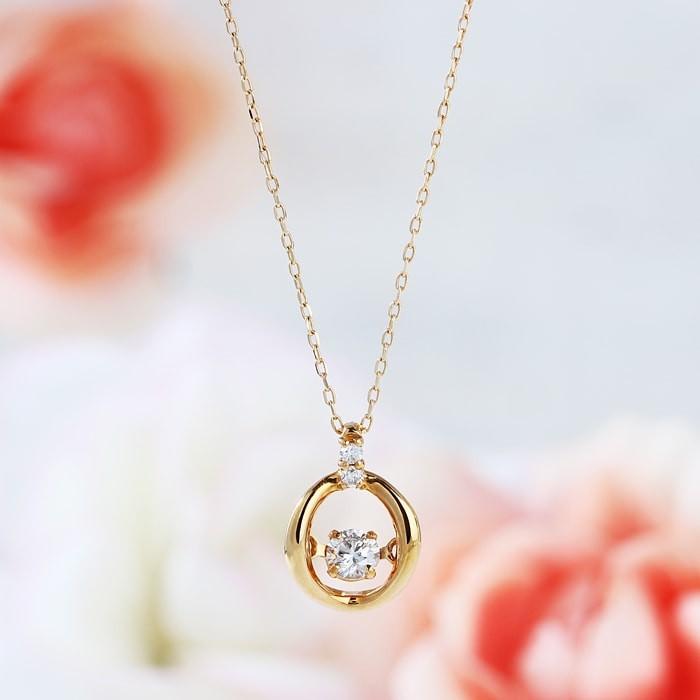 天然ダイヤモンド計0.1ct Twinkleトゥインクルセッティング ×K18 