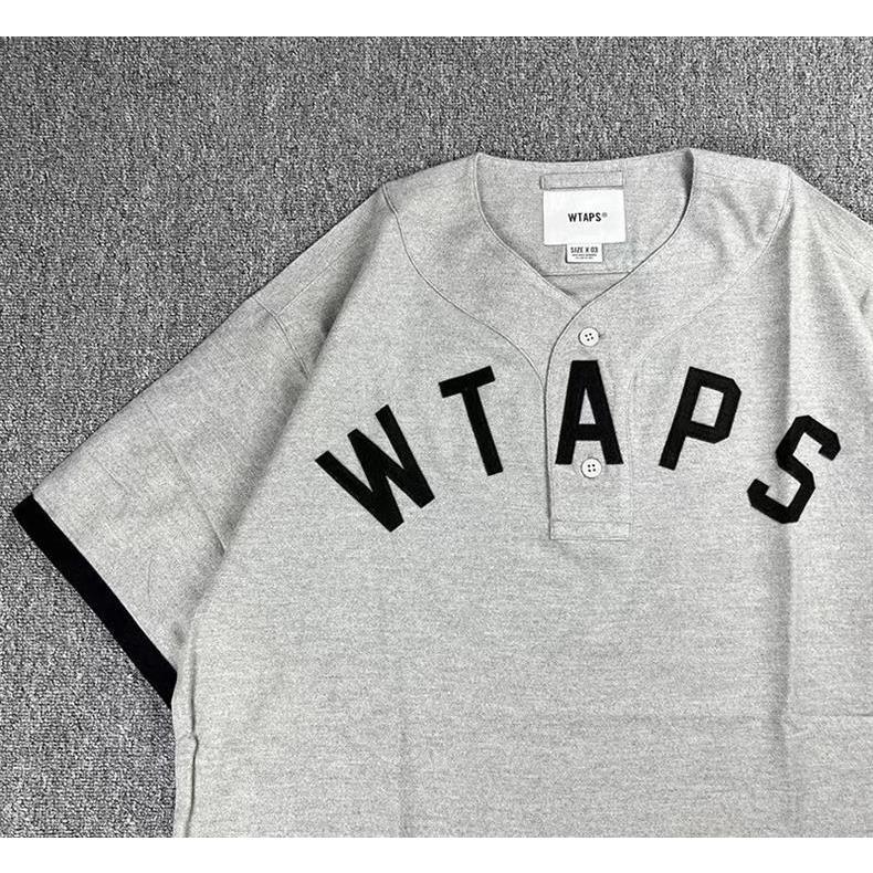 WTAPS ベースボールシャツ サイズX 02 グレー r W)tapsのフリマアイテム一覧