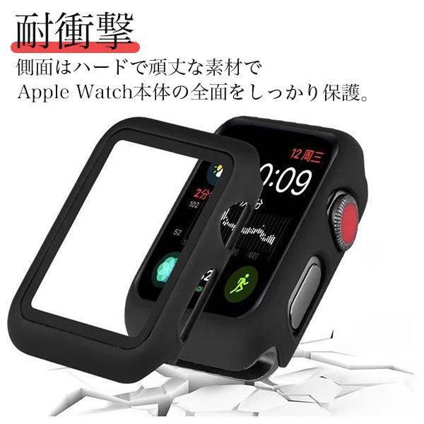 アップルウォッチ 9 カバー 45mm 41mm 40mm 44mm ケース Apple Watch series 8 7 SE 第2世代 6 5 4 3 2 1 38mm 40mm 保護ガラス 強化ガラス 全面保護 |  | 04
