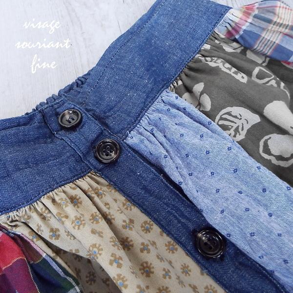 ☆Vintage☆パッチワークが素敵( •̤ᴗ•̤ )スカート✩.*˚ 楽天市場】オリジナル パッチワーク風スカート（デニム）19 : 竹原