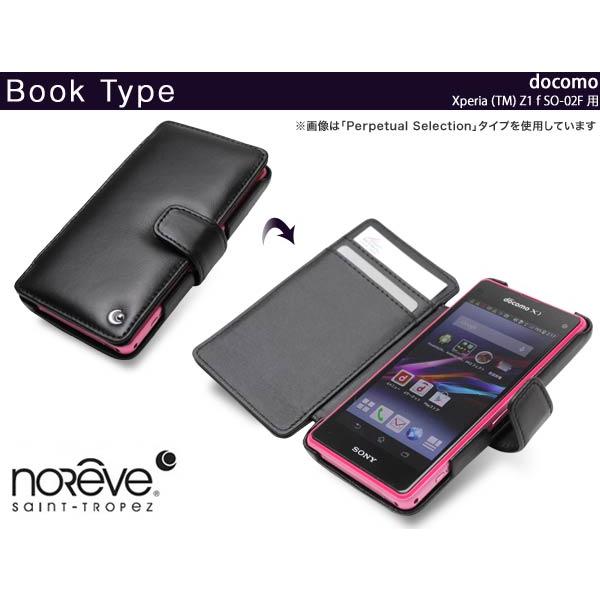 スマホケース Noreve Perpetual Selection レザーケース for Xperia (TM) Z1 f SO-02F 横開きタイプ(背面スタンド機能付)｜visavis｜03