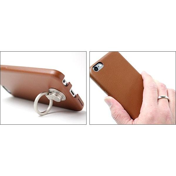 スマホケース ストラップリング付き PU レザーケース for iPhone 6