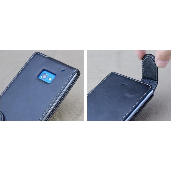 スマホケース PDAIR レザーケース for AQUOS CRYSTAL 2 縦開きタイプ 縦型 高級 本革 本皮 ケース レザー ICカード ポケット ホルダー｜visavis｜05