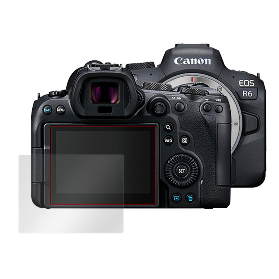 Canon EOS R6 保護フィルム OverLay 9H Brilliant for キヤノン EOS R6 9H 高硬度 高光沢タイプ EOSR6 イオスR6 デジカメ 保護 フィルム｜visavis｜03
