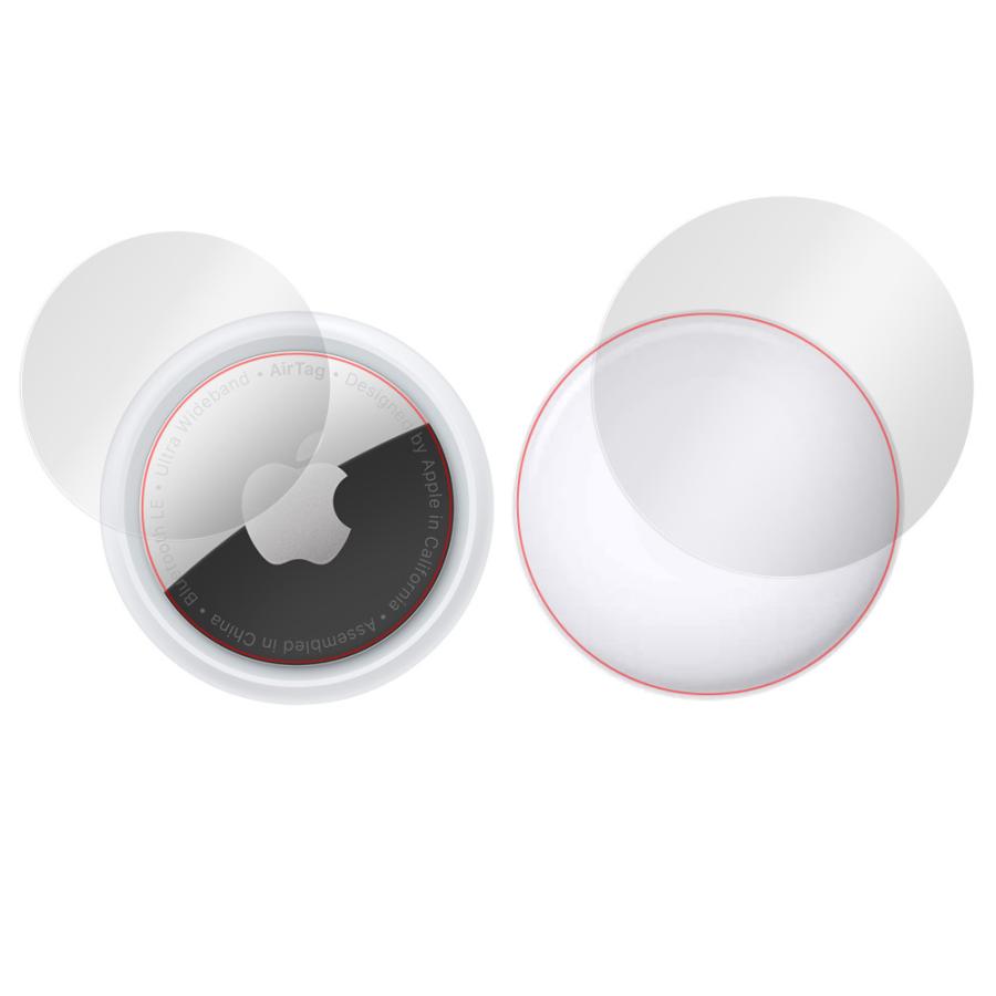 Apple AirTag 表面・背面フィルムセット OverLay FLEX for Apple AirTag 表面・背面セット 本体保護フィルム 曲面対応 アップル エアータグ Air Tag｜visavis