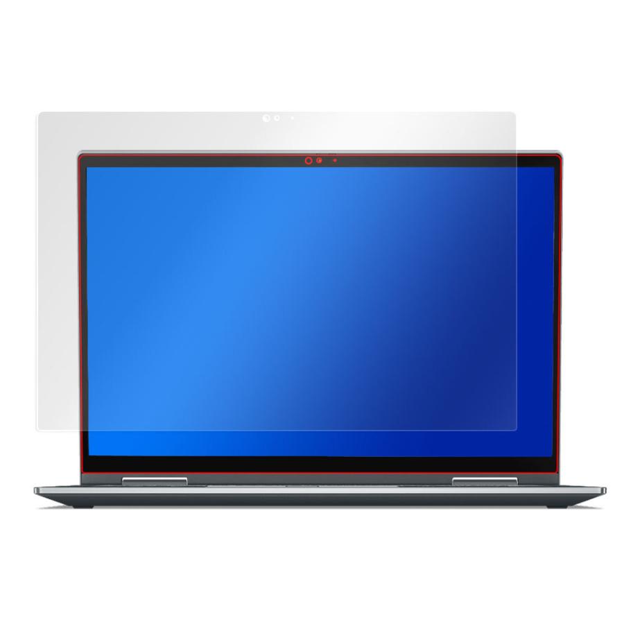 ThinkPadX1 Yoga Gen6 保護 フィルム OverLay 抗菌 Brilliant for ThinkPad X1 Yoga 2021 Gen 6 Hydro Ag+ 抗菌 抗ウイルス 高光沢 レノボ シンクパッド｜visavis｜03