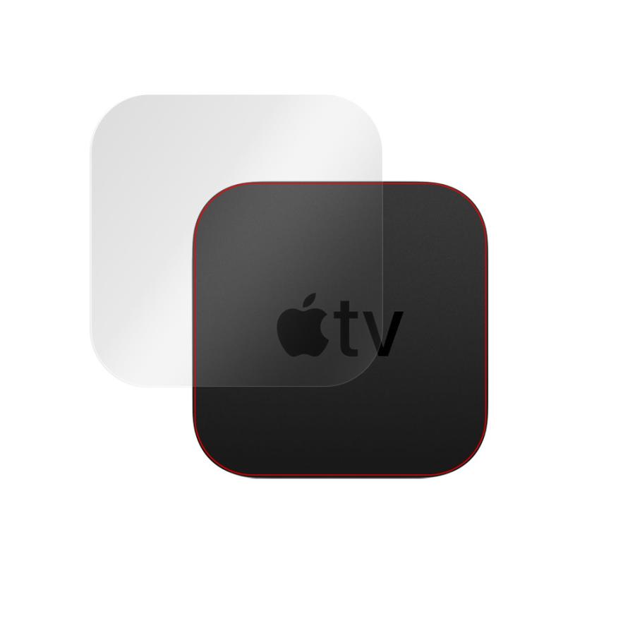 Apple TV 4K 2021 本体 保護 フィルム OverLay Absorber for AppleTV 4K 衝撃吸収 低反射 ブルーライトカット アブソーバー 抗菌 アップルTV apple 天面保護｜visavis｜03