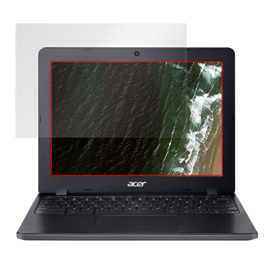 Acer Chromebook 712 保護 フィルム OverLay Plus for エイサー クロームブック 712 Chromebook712 液晶保護 アンチグレア 低反射 防指紋｜visavis｜03