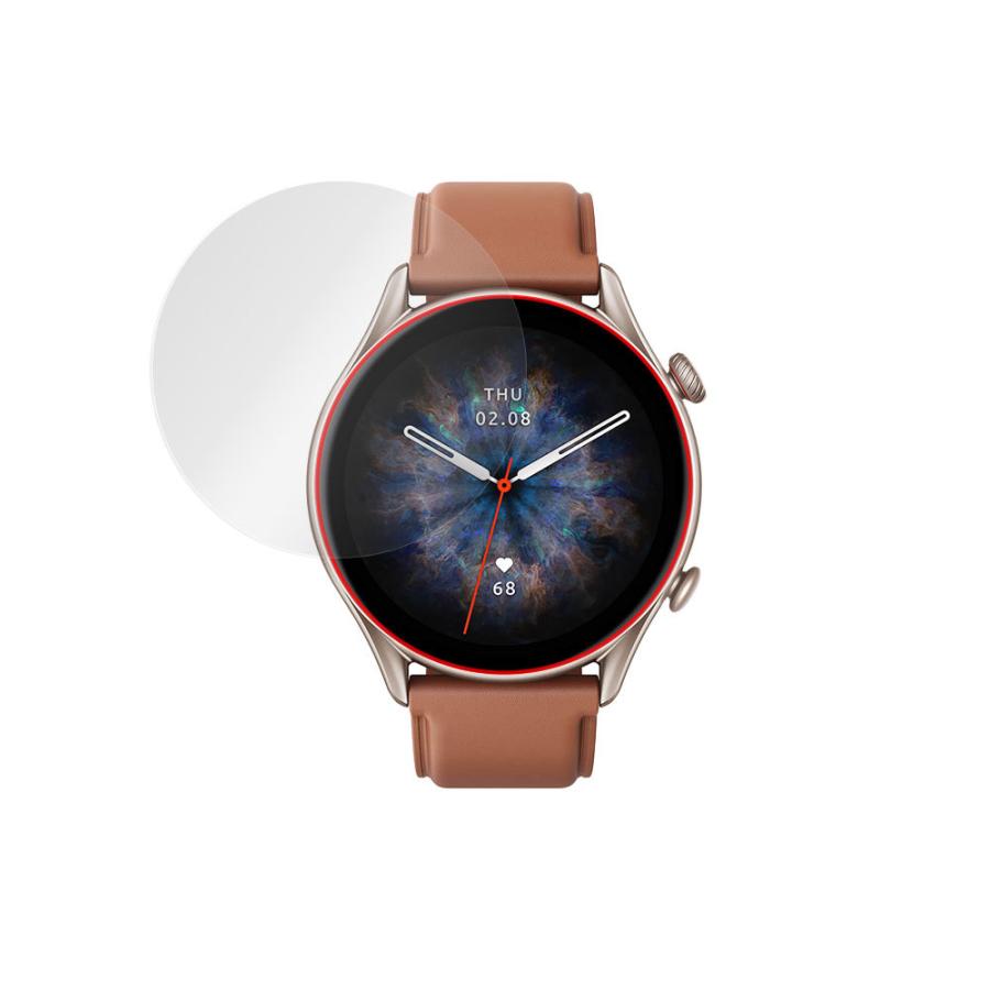 Amazfit GTR 3 Pro 保護 フィルム OverLay FLEX 高光沢 for アマズフィット スマートウォッチ GTR3 プロ 曲面対応 柔軟素材 衝撃吸収｜visavis｜03