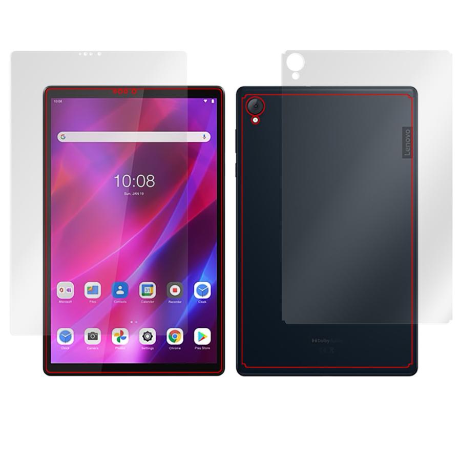 Lenovo Tab K10 表面 背面 フィルム OverLay Magic for レノボタブ タブレット K10 ZA8N0027JP ZA8R0054JP 表面・背面セット キズ修復 耐指紋 防指紋｜visavis｜03