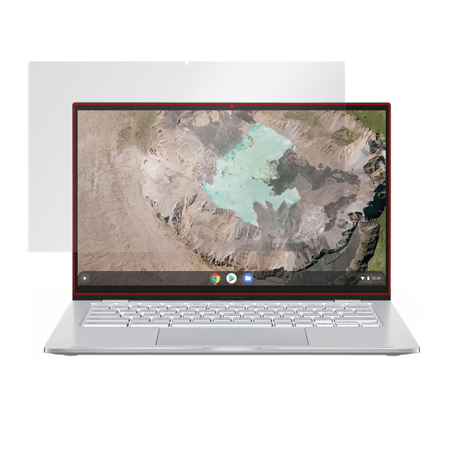 ASUS Chromebook C425TA 保護 フィルム OverLay Eye Protector 9H for エイスース ノートPC クロームブック 9H 高硬度 ブルーライトカット｜visavis｜03