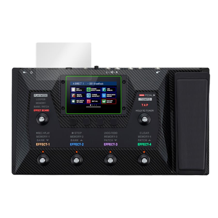 ギター用マルチエフェクター ZOOM G6 保護 フィルム OverLay 9H Plus for ズーム G6 MULTI-EFFECTS 9H 高硬度 反射防止｜visavis｜14