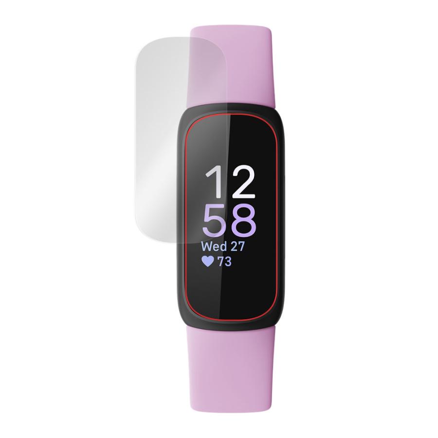 Fitbit Inspire 3 保護 フィルム OverLay FLEX 低反射 for フィットビット インスパイア スリー 曲面対応 ...