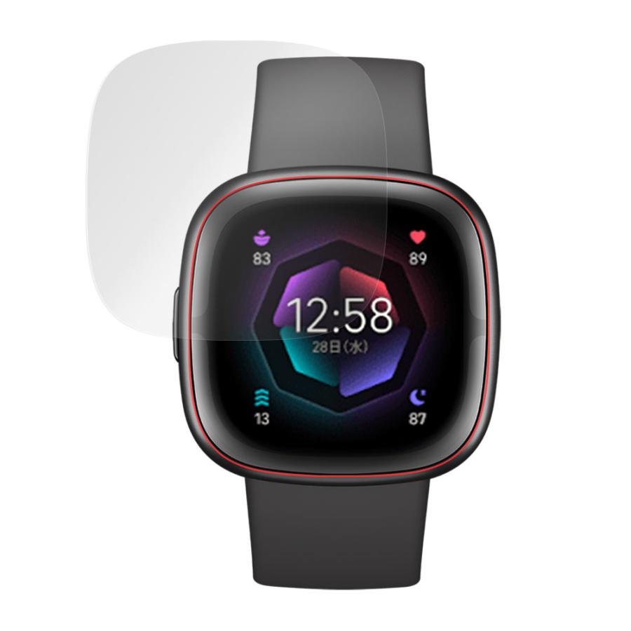 Google Fitbit Sense 2 保護 フィルム OverLay FLEX 高光沢 for 