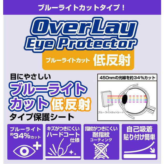 RETROID pocket 3 保護 フィルム OverLay Eye Protector 低反射 for レトロイドポケット 3 レトロゲーム機 ブルーライトカット 反射防止｜visavis｜02
