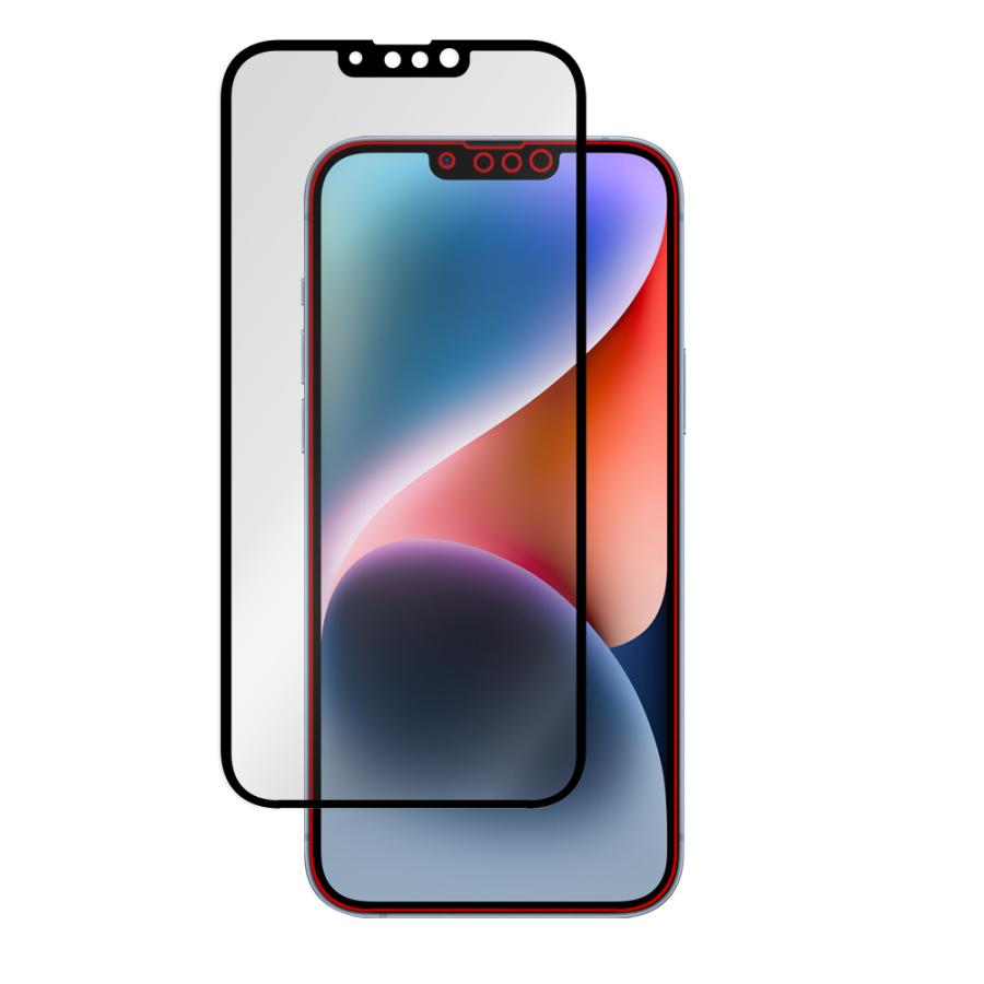 iPhone 14 Plus 13 Pro Max 強化ガラスフィルム GLASS PRO+ 高光沢タイプ アイフォン 14プラス 13プロマックス 9H高硬度 指紋防止 高光沢｜visavis｜03