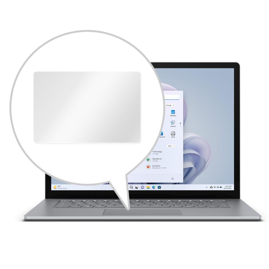 Surface Laptop 5 15 インチ タッチパッド 保護 フィルム OverLay Protector サーフェス ラップトップ アンチグレア さらさら手触り｜visavis｜16