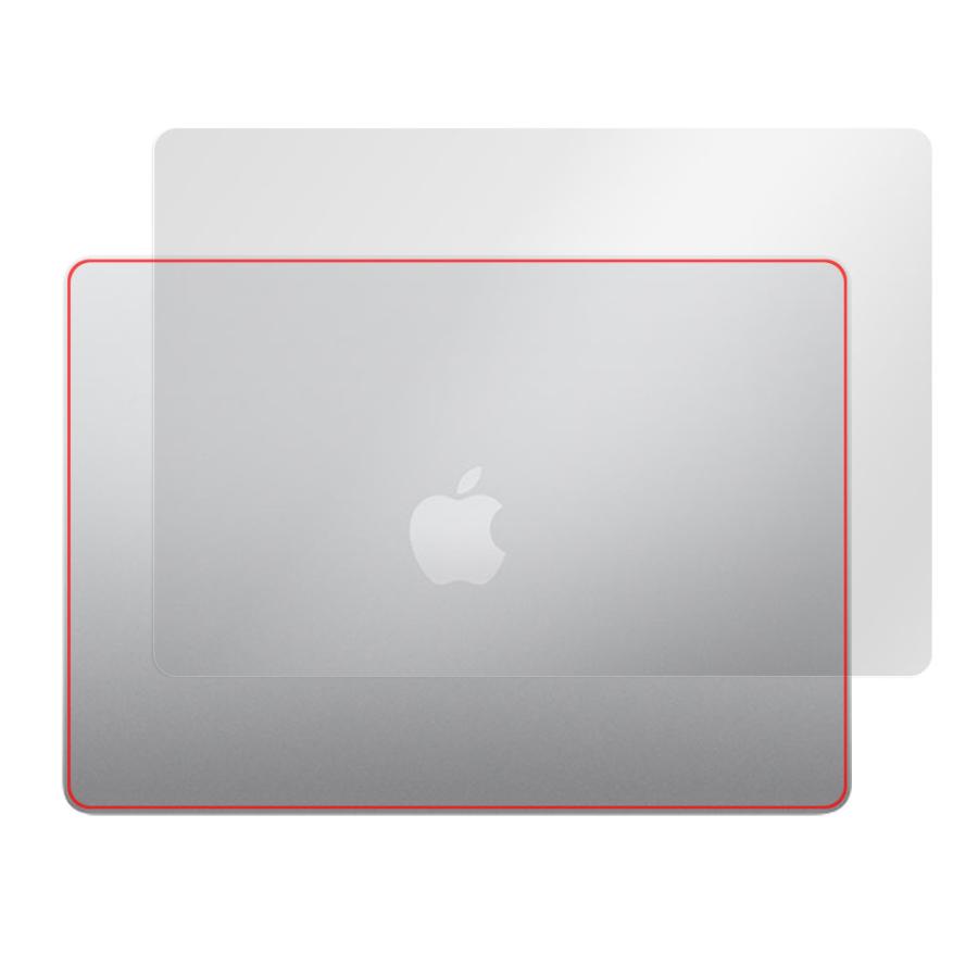 MacBook Air 15インチ M3 2024 / M2 2023 天板 保護 フィルム OverLay 抗菌 Brilliant ノートPC マックブック エア 抗ウイルス 高光沢｜visavis｜16