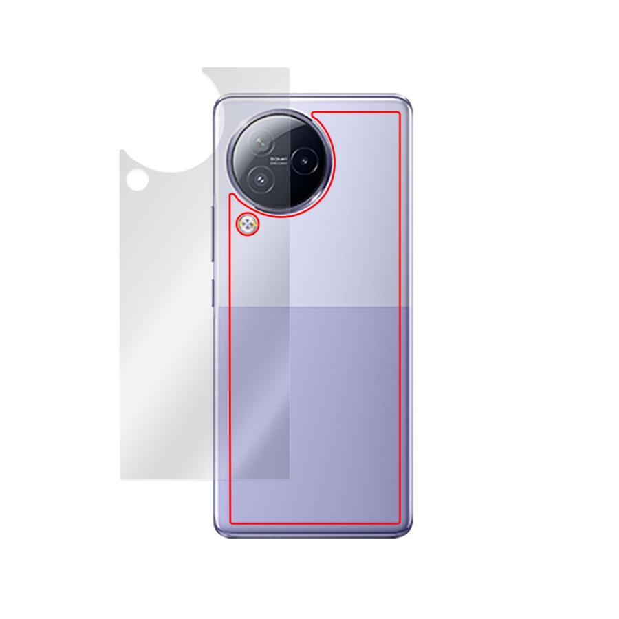 Xiaomi Civi 3 背面 保護 フィルム OverLay Plus for シャオミー Civi3 スマートフォン 本体保護フィルム さらさら手触り低反射素材｜visavis｜15
